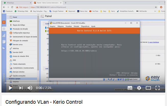 Настройка vlan vmware kerio control